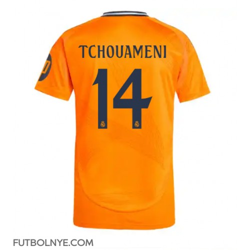 Camiseta Real Madrid Aurelien Tchouameni #14 Visitante Equipación 2024-25 manga corta